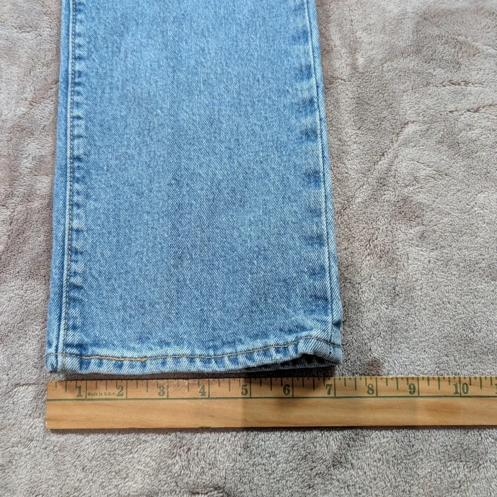 Levis 501 93 Straight Leg Jeans Mens 30x32 Light Wash Blue Denim 501-0093